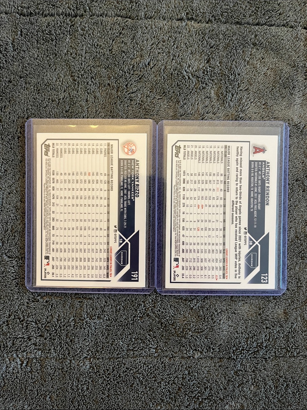 2023 Topps X-Fractors Anthony Rizzo & Anthony Rendon - Picture 4 of 6